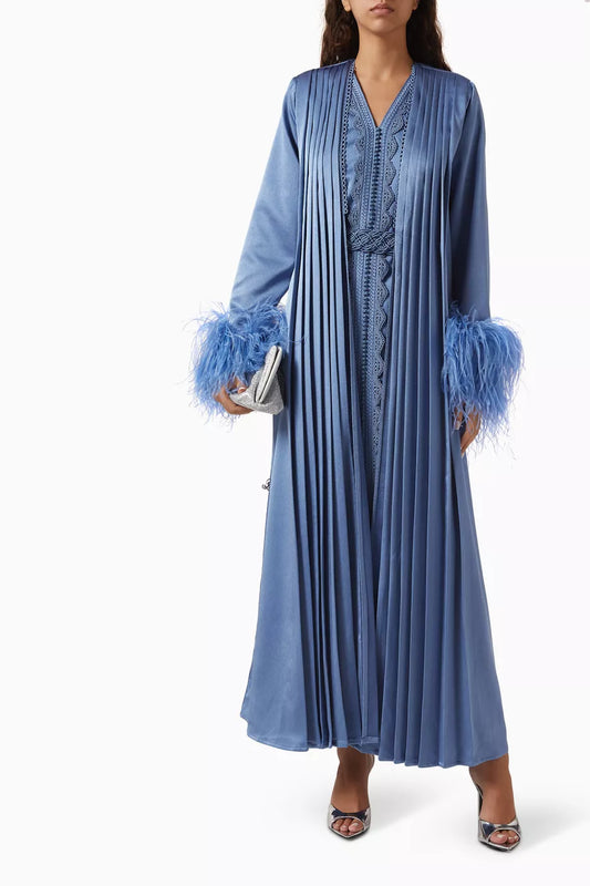 Moroccan Embroidered Kaftan & Dress Set