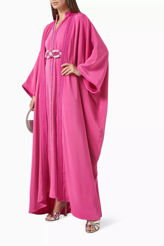 Moroccan Embroidered Kaftan Set