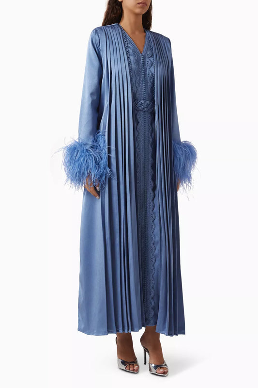 Moroccan Embroidered Kaftan & Dress Set