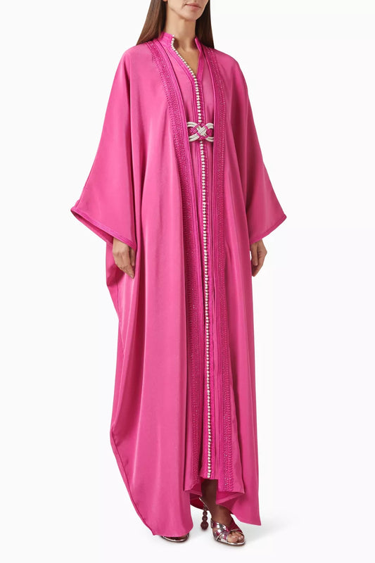 Moroccan Embroidered Kaftan Set