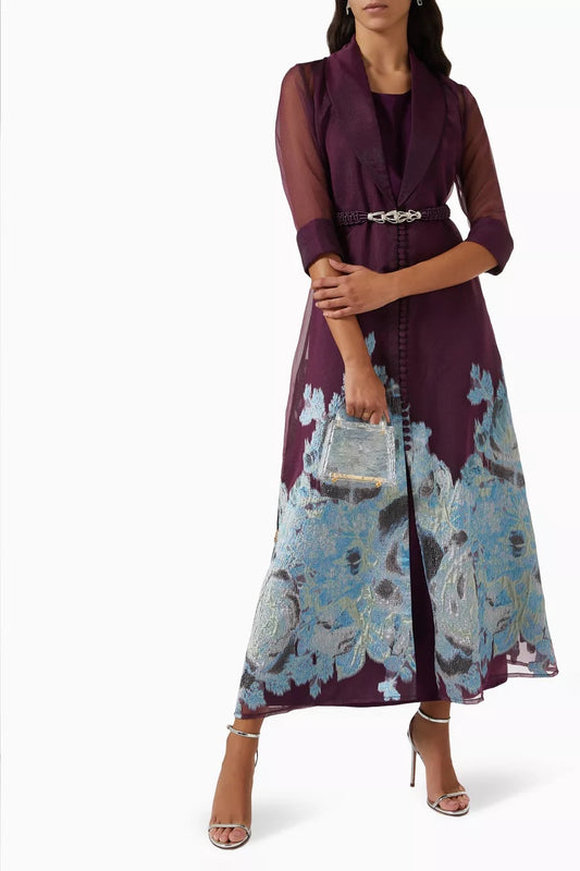 Floral Amethyst Dress Set