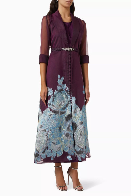 Floral Amethyst Dress Set