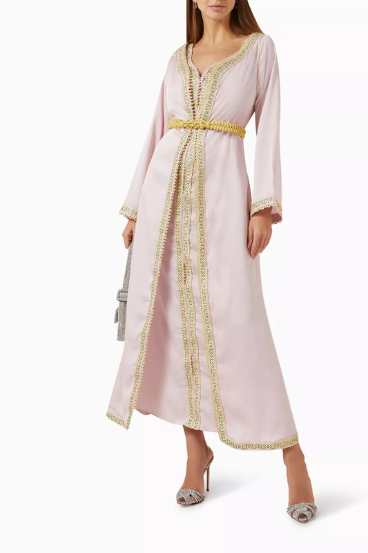 Moroccan Two-piece Kaftan Set