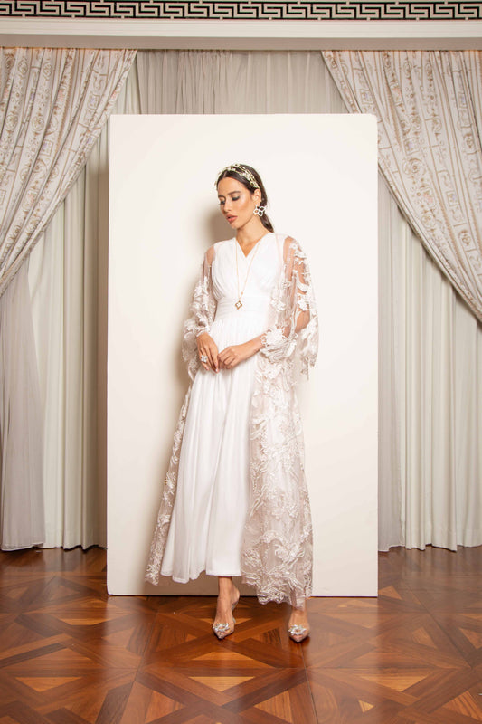 Bridal Embroidery Kaftan Set