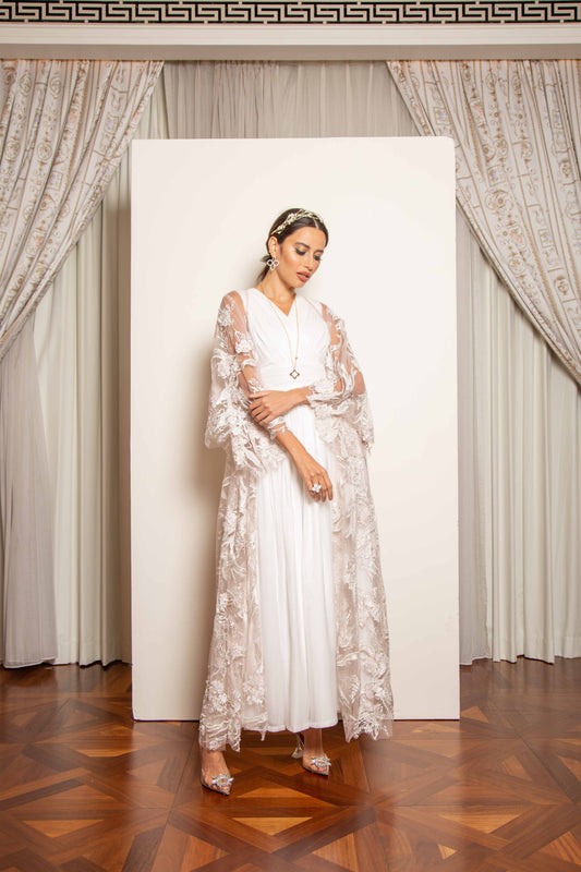 Bridal Embroidery Kaftan Set